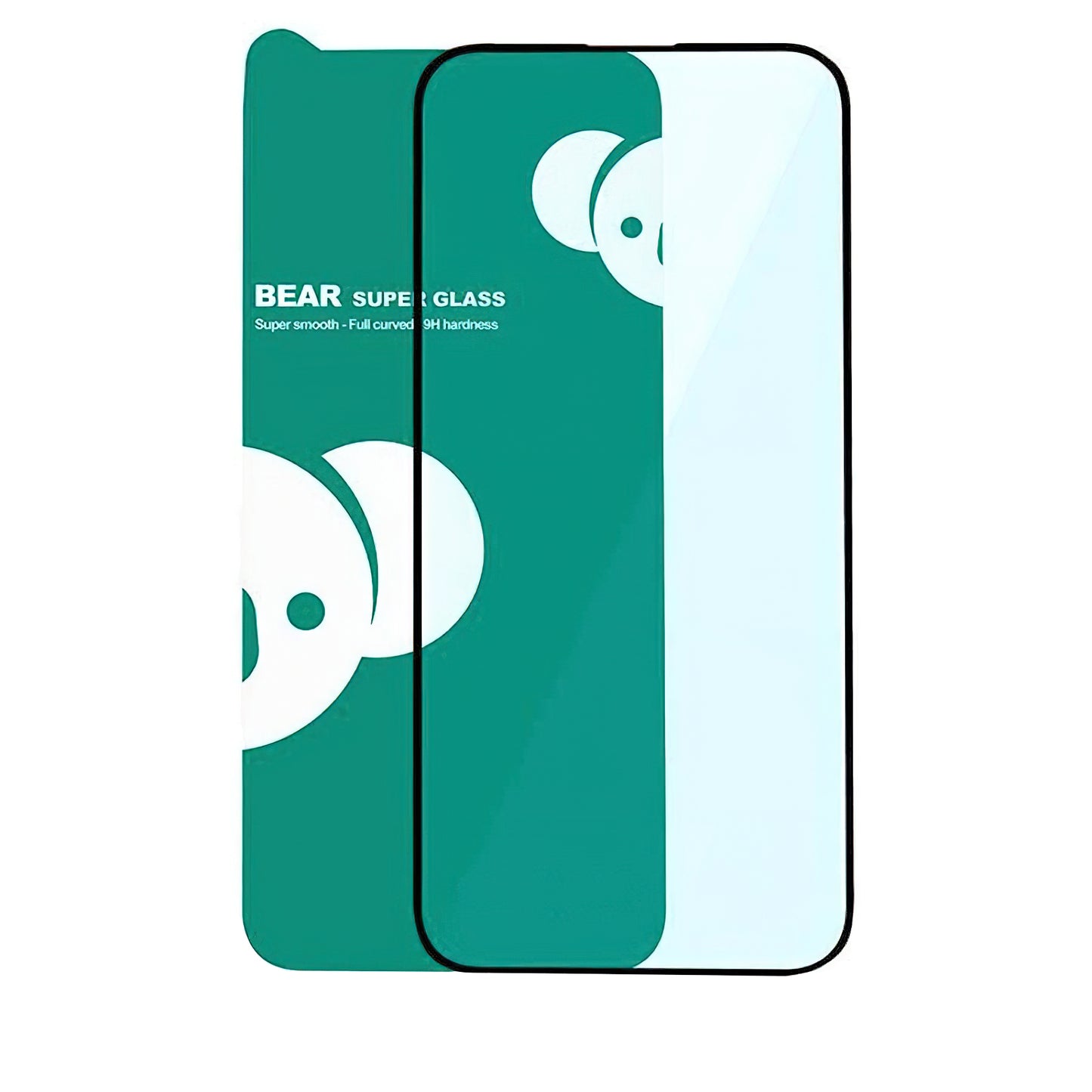 Bear Super Hard Screen Protector for Apple iPhone 17 Pro, Tempered Glass, Full Glue, 3D, Black