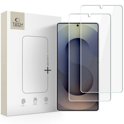 Film de protection d'écran Tech-Protect FIT+ pour Samsung Galaxy S26 Ultra S948, Verre Trempé, Collage Complet, Lot de 2 pièces