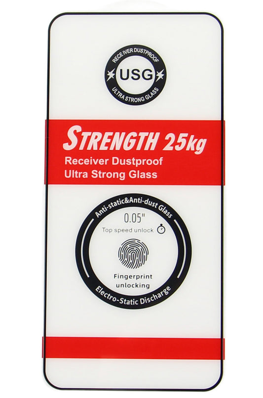 Film de protection d'écran OEM Ultra Strong 25KG pour Samsung Galaxy S24 S921, Verre Trempé, Collage Complet, 2.5D, Noir