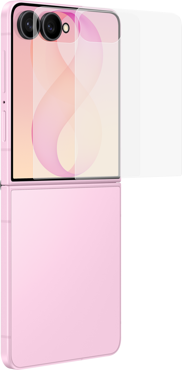 Samsung Anti-Reflex Schutzfolie für Außendisplay Galaxy Z Flip8 F776, Kunststoff, 2 Stück Set EF-UF776CTEGWW