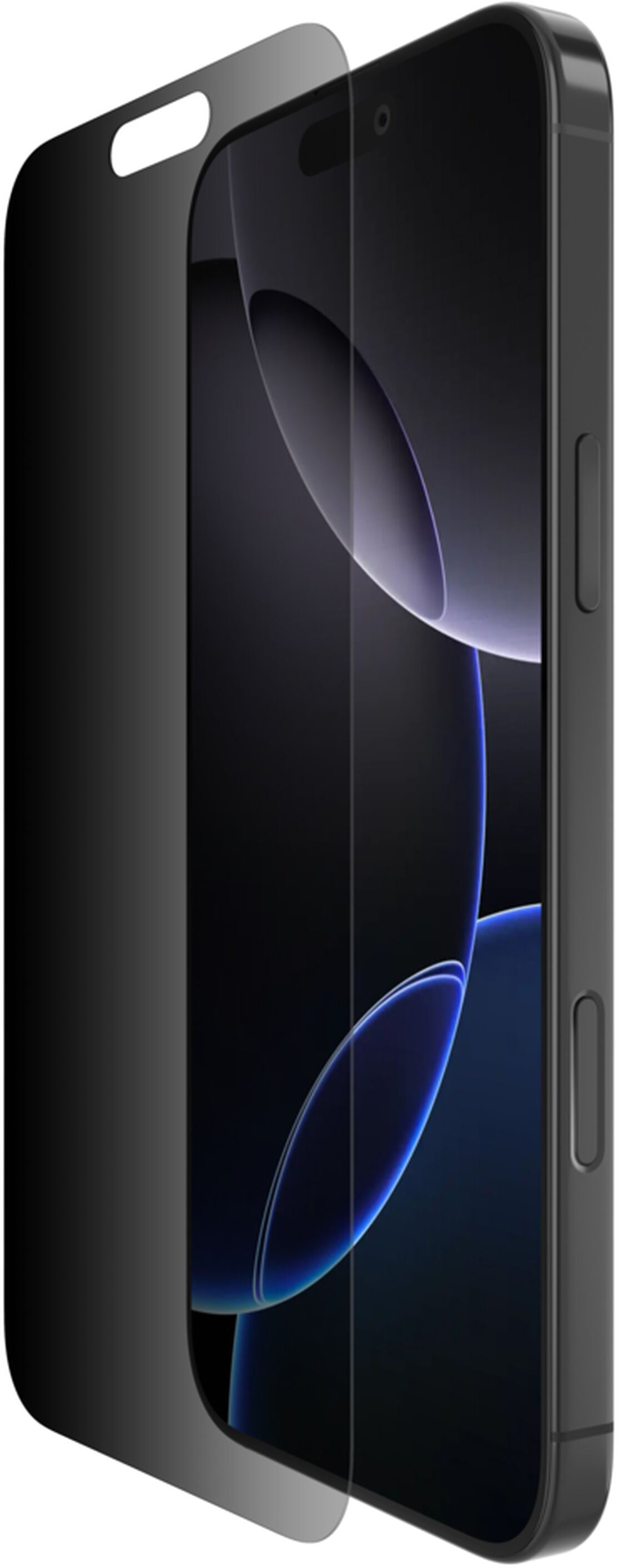 Film de protection d'écran Privacy Belkin ScreenForce InvisiGlass pour Apple iPhone 16 Pro Max, Verre trempé, Full Glue OVA170hq