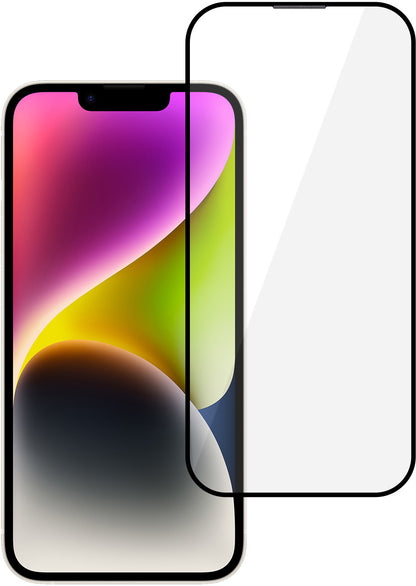 Protection d’écran Tel Protect 10X HD DLC Diamond Coating pour Apple iPhone 17e / 16e / 14 / 13 Pro / 13, verre trempé, adhésif intégral, noir
