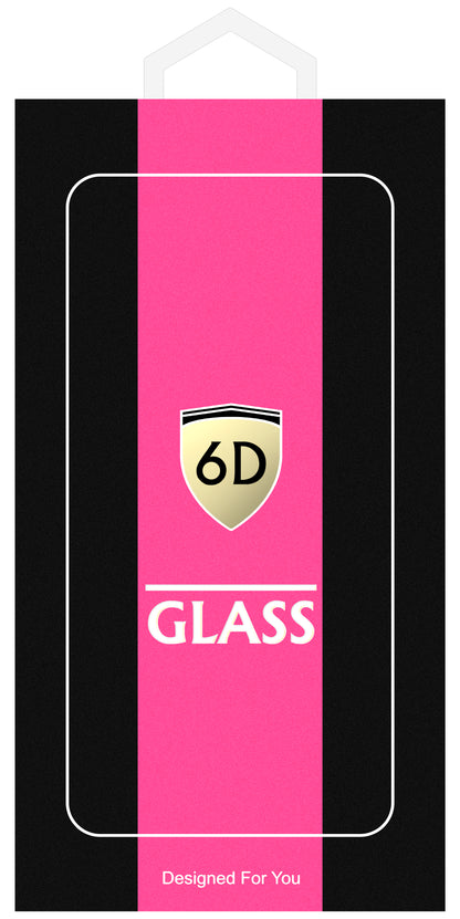 Film de protection d'écran OEM pour Samsung Galaxy A55 5G A556, Verre trempé, Full Glue, 6D, Noir