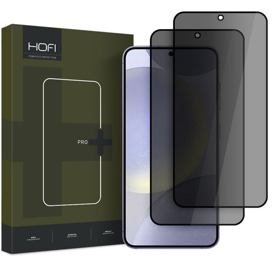 Film de protection d'écran Privacy HOFI Glass PRO+ pour Samsung Galaxy S25 S931, Verre Trempé, Collage Complet, Lot de 2 pièces