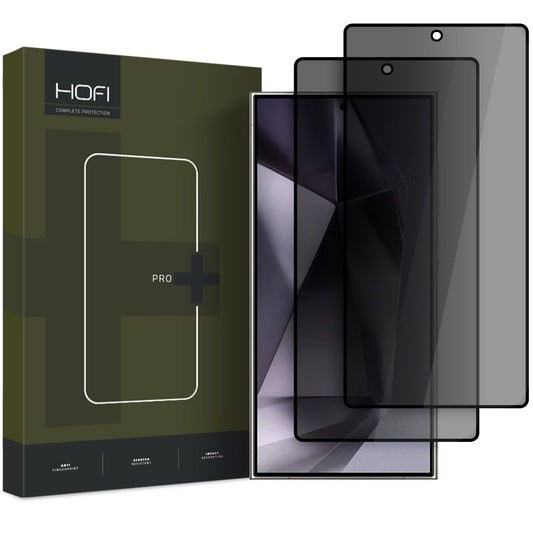 Film de protection d'écran Privacy HOFI Glass PRO+ pour Samsung Galaxy S25 Ultra S938, Verre Trempé, Collage Complet, Lot de 2 pièces