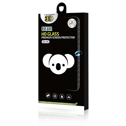 Bear HD Screen Protector Film for Samsung Galaxy S25 Ultra S938, Tempered Glass, Full Glue, Black