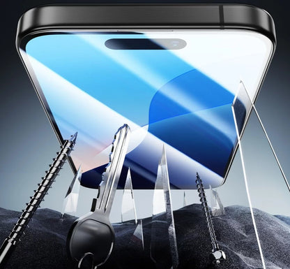 Film de protection d'écran ESR Armorite pour Apple iPhone 16 Pro Max, Verre Trempé, Full Glue, Noir