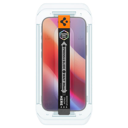 Film de protection écran Privacy Spigen GlastR EZ FIT pour Apple iPhone 17 Air, Verre Trempé, Full Glue, Lot de 2 pièces