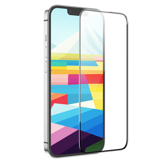 Schutzfolie HOCO G16 für Apple iPhone 15 Plus, Gehärtetes Glas, Vollverklebung, 5D, Schwarz