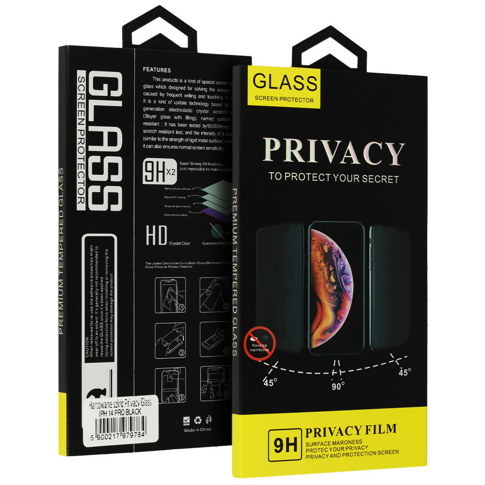 OEM Privacy Displayschutzfolie für Apple iPhone 17, gehärtetes Glas, Vollkleber