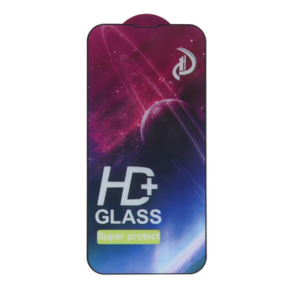Film de protection d'écran OEM pour Apple iPhone 18 Pro Max / 17 Pro Max, Verre trempé, Collage complet, Lot de 10 pièces, 9D, Noir