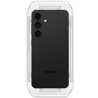 Schutzfolie Spigen GlastR EZ FIT für Samsung Galaxy S25+ S936 / S24+ S926, Gehärtetes Glas, Vollverklebung, Set 2 Stück AGL07432