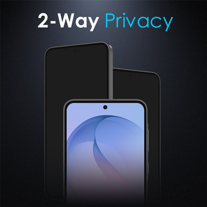 Film de protection d'écran Privacy Northjo pour Samsung Galaxy S26 FE, Verre trempé, Collage complet, Lot de 2 pièces