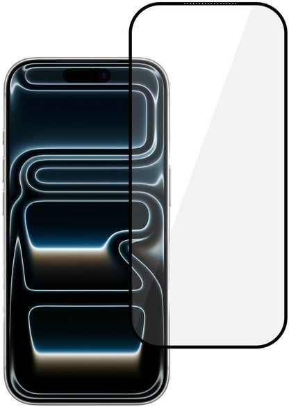 Protection d’écran Tel Protect 10X HD DLC Diamond Coating pour Apple iPhone 18 Pro / 17 Pro, verre trempé, adhésif intégral, noir