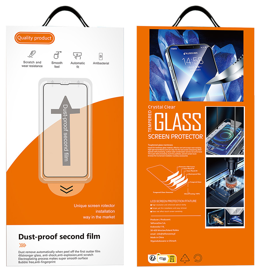 OEM Dust Free Easy Fit Displayschutzfolie für Samsung Galaxy S26 S942, gehärtetes Glas, Full Glue, Schwarz