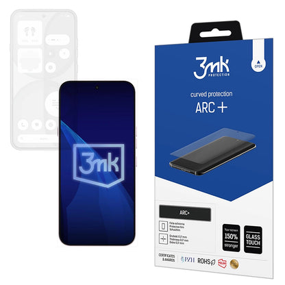 Film de protection d'écran 3MK ARC+ pour Nothing Phone (4a), Plastique