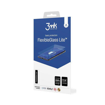 Film de protection d'écran 3MK FlexibleGlass Lite pour Motorola Moto G06 Power / G06, Verre Flexible, Full Glue