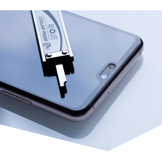 3MK FlexibleGlass Max Displayschutzfolie für Samsung Galaxy A35 5G A356, Flexibles Glas, Vollkleber, Schwarz