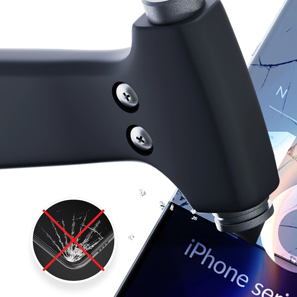 3MK FlexibleGlass Displayschutzfolie für Apple iPhone 16 Pro Max, Flexibles Glas, Vollkleber