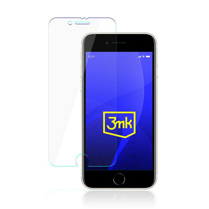 Film de protection d'écran 3MK FlexibleGlass pour Apple iPhone SE (2022) / SE (2020) / 8 / 7, Verre Flexible, Collage Complet