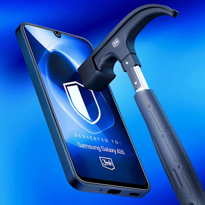 Film de protection d'écran 3MK FlexibleGlass pour Samsung Galaxy A15 5G A156 / A15 A155, Verre Flexible, Full Glue