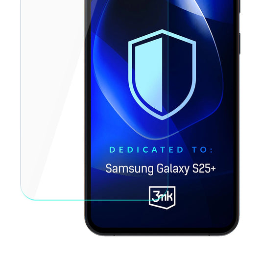 Film de protection écran 3MK FlexibleGlass pour Samsung Galaxy S25+ S936, Verre Flexible, Collage Complet
