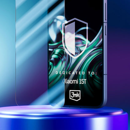 Film de protection d'écran 3MK FlexibleGlass pour Xiaomi 15T, Verre Flexible, Full Glue