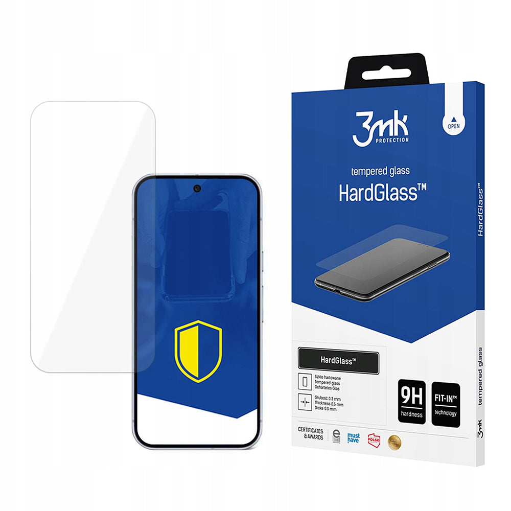 3MK HardGlass Screen Protector for Google Pixel 10 Pro XL, Tempered Glass, Full Glue