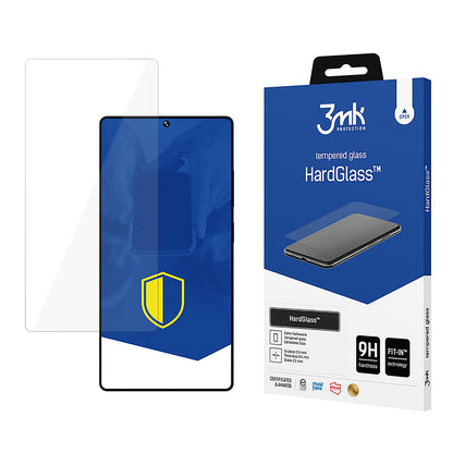 3MK HardGlass Displayschutzfolie für Samsung Galaxy S25 Ultra S938, Sicherheitsglas, Vollkleber