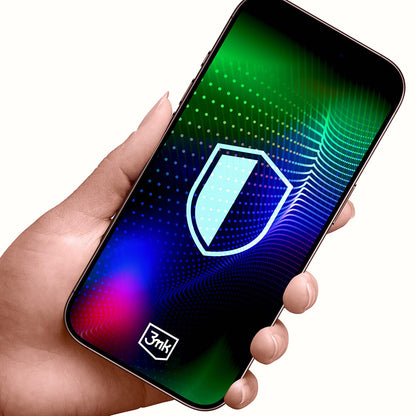 Schutzfolie 3MK Hardy Ultra für Apple iPhone 17 / 16 Pro, gehärtetes Glas, Full Glue, Schwarz