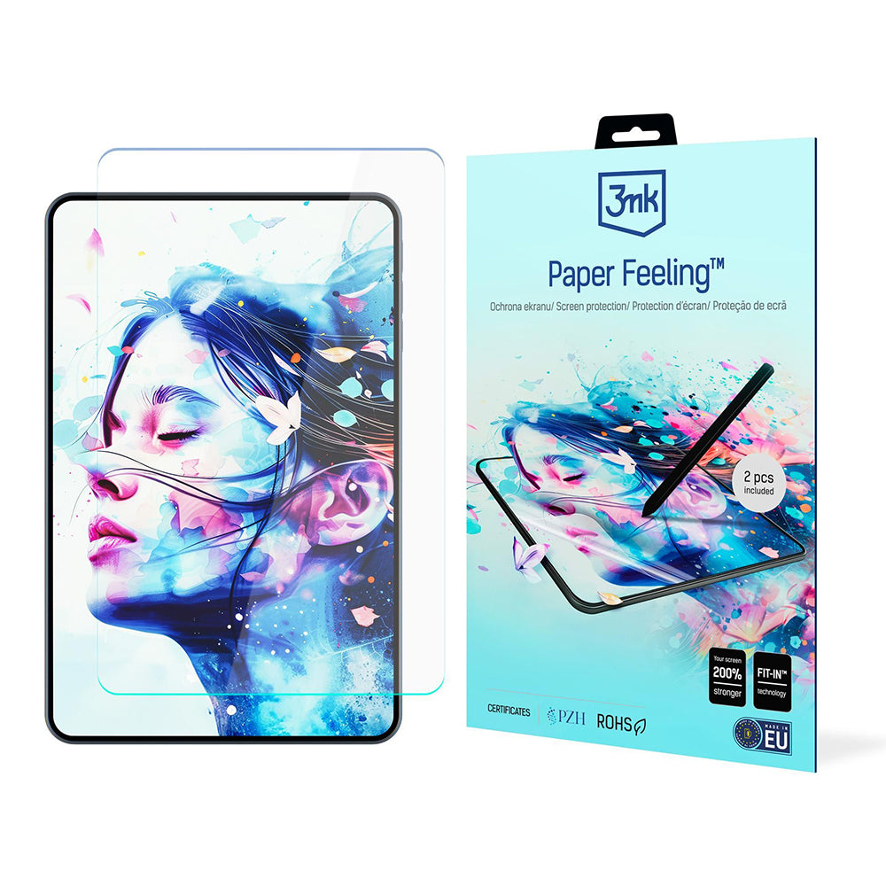 3MK Paper Feeling Displayschutzfolie für Apple iPad Air 11 (2026) / Air 11 (2025), Kunststoff, 2er-Set