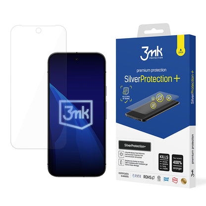 3MK Silver Protect+ Displayschutzfolie für Google Pixel 9a, Kunststoff