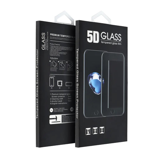 OEM Displayschutzfolie für Honor X9c / Magic7 Lite, gehärtetes Glas, Full Glue, 5D, Schwarz