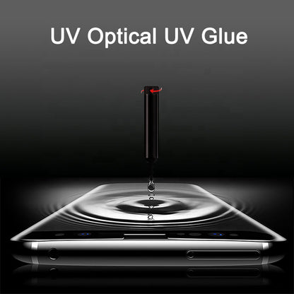 Film de protection d'écran Lito pour Samsung Galaxy Note 10+ 5G N976 / Note 10+ N975, Verre trempé, Colle UV, 3D