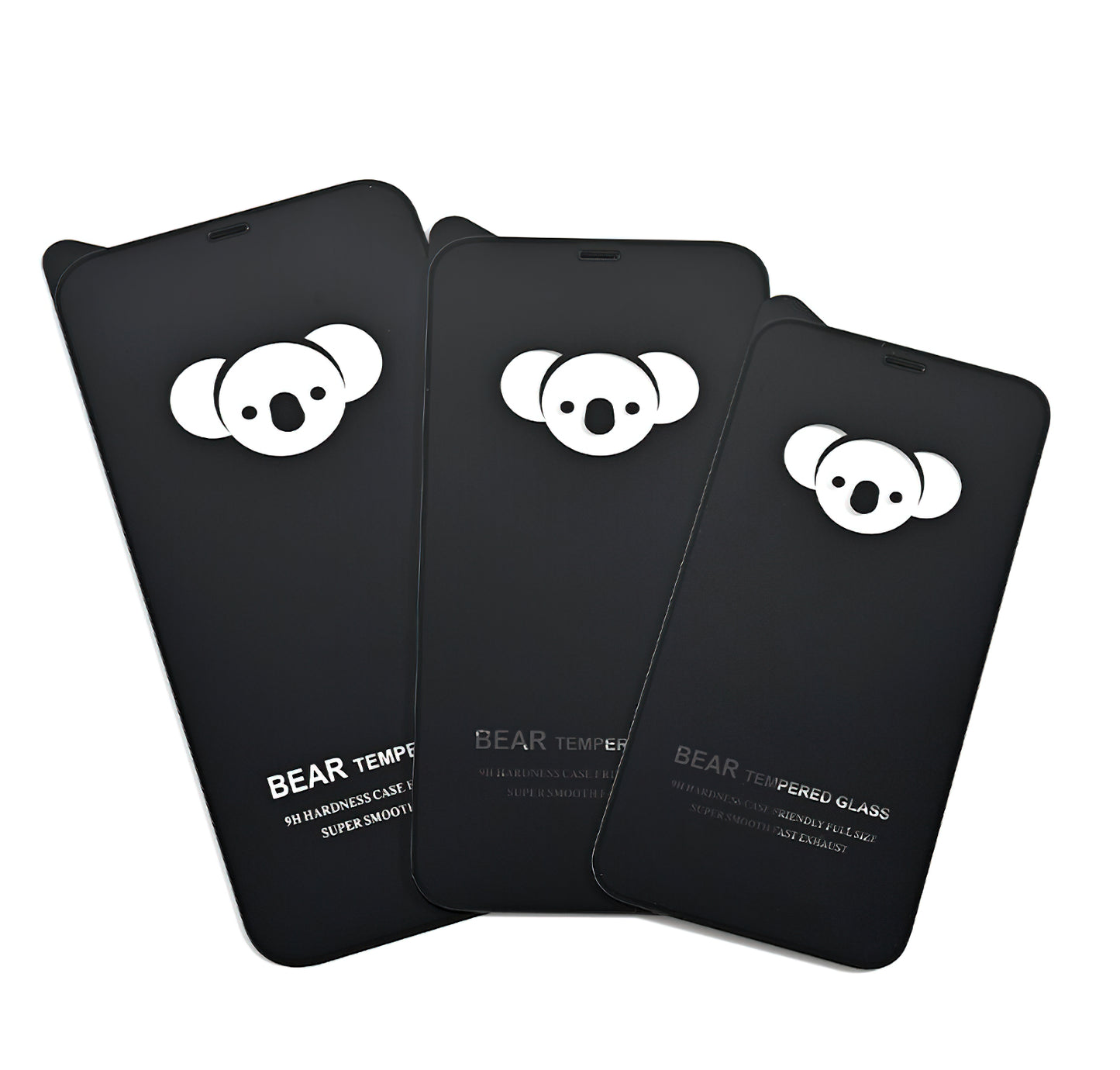 Film de protection d'écran Bear HD pour Samsung Galaxy S25 FE, Verre Trempé, Full Glue, Noir