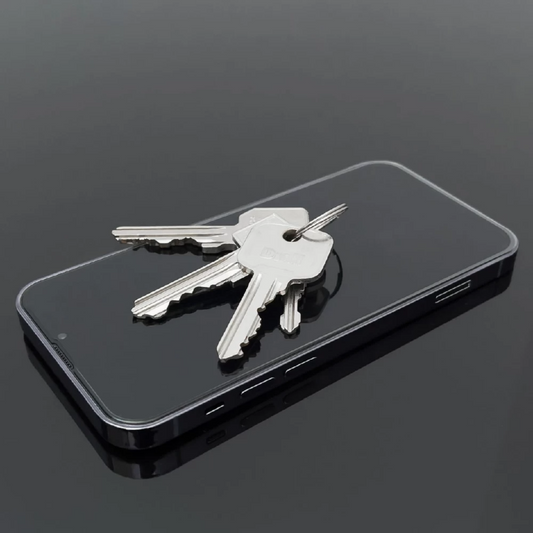 Film de protection d'écran Privacy WZK AntiSpy pour Apple iPhone 15 Pro, Verre trempé, Collage intégral