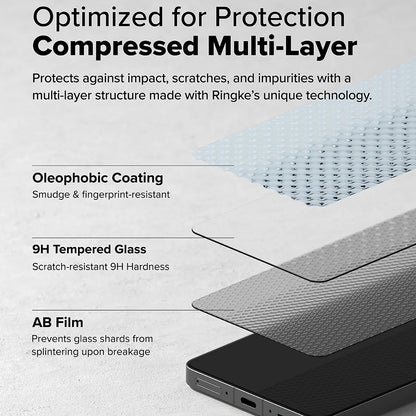 Film de protection d'écran Ringke pour OnePlus 13R, Verre Trempé, Full Glue, Lot de 2 pièces