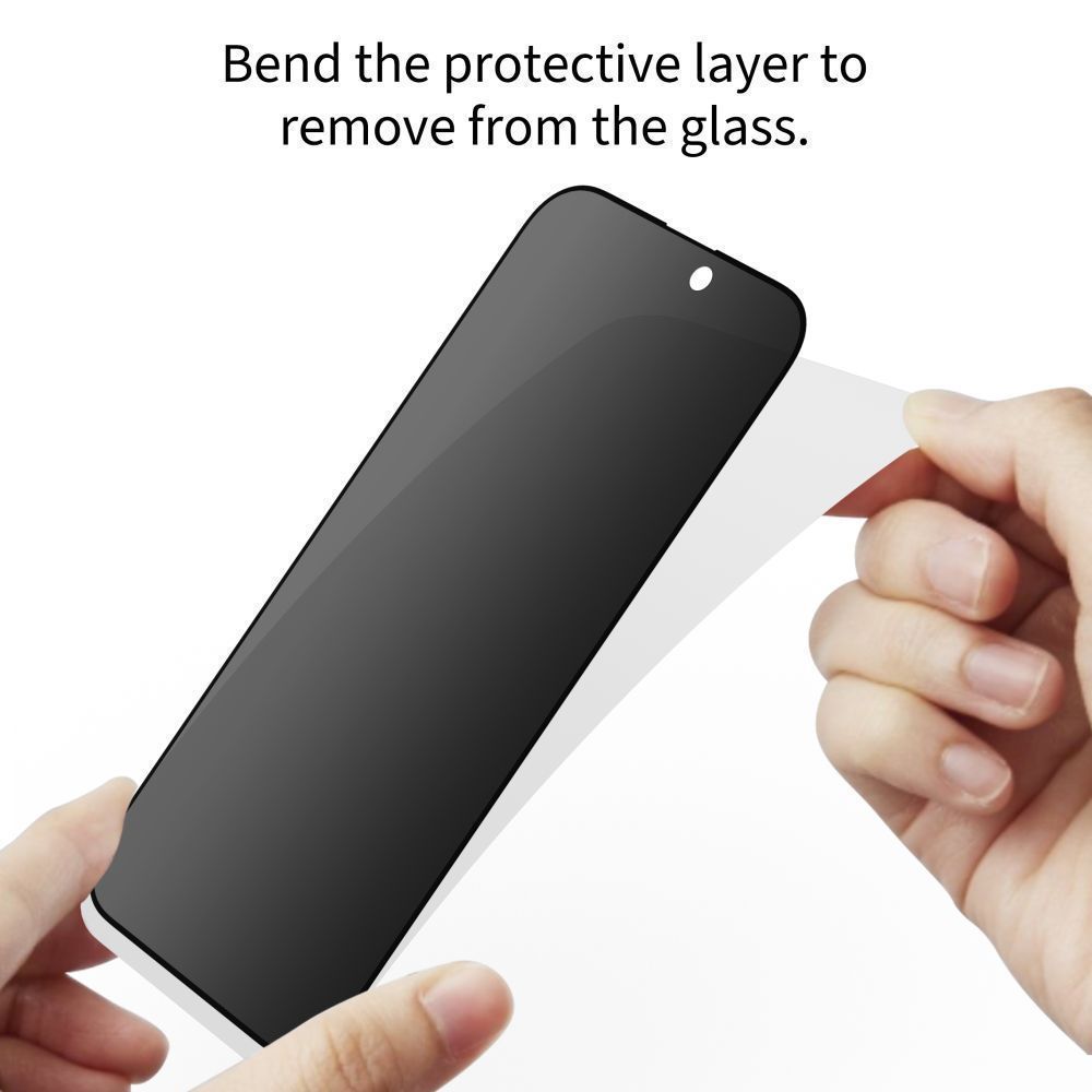 Schutzfolie Privacy Tech-Protect Spy+ für Samsung Galaxy S26 S942, gehärtetes Glas, Full Glue, Set mit 2 Stück