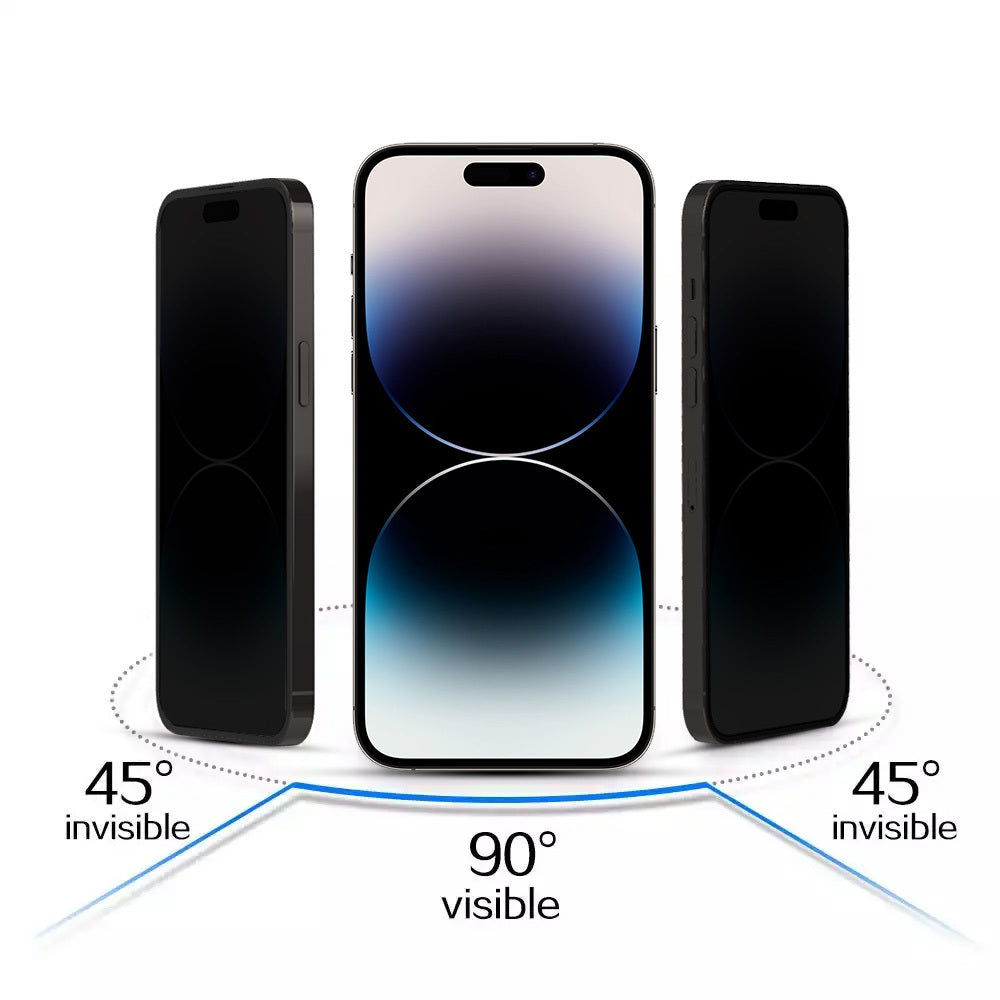 OEM Privacy Displayschutzfolie für Apple iPhone 17, gehärtetes Glas, Vollkleber