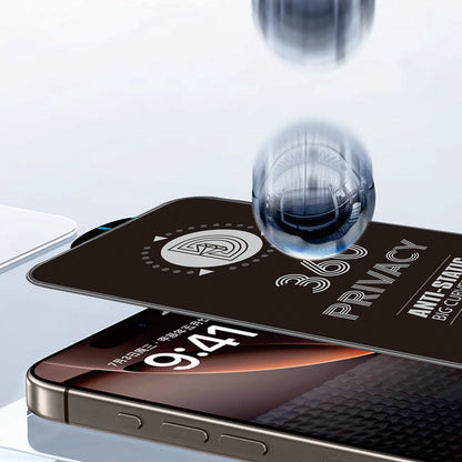 Film de protection d'écran Privacy OEM 360 pour Samsung Galaxy A37 5G, Verre trempé, Full Glue