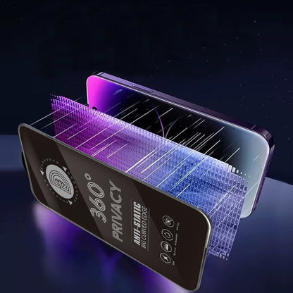 Film de protection d'écran Privacy OEM 360 pour Samsung Galaxy A37 5G, Verre trempé, Full Glue