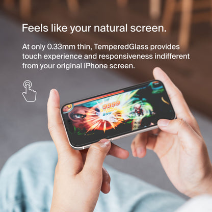 Film de protection d'écran Belkin ScreenForce TemperedGlass pour Apple iPhone 15 Pro, Verre trempé, Full Glue OVA137zz