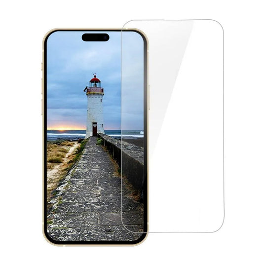 Film de protection d'écran Anank 1X Renforcé pour Apple iPhone 16 Pro Max, Verre Trempé, Collage Complet, 3D, Lot de 10 pièces