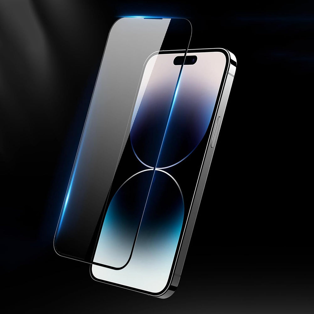 Film de protection écran Anank 5X Renforcé Anti Fissure pour Apple iPhone 17 Pro, Verre Trempé, Full Glue, 3D, Noir