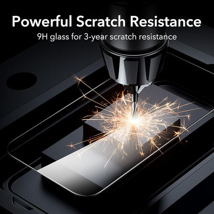 Film de protection d'écran Anank pour Apple iPhone 15, Verre trempé, Collage complet, 3D, Lot de 10 pièces