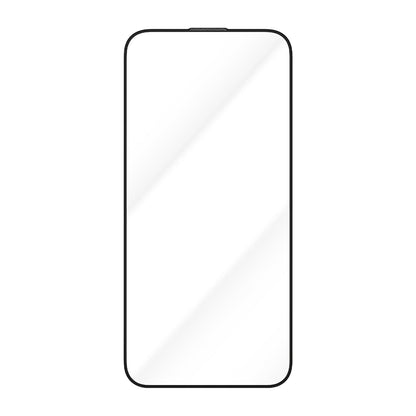 Blueo Anti-Dust HD Schutzfolie mit Applicator Pro für Apple iPhone 17e / 16e / 14 / 13 Pro, gehärtetes Glas, Vollkleber, Schwarz