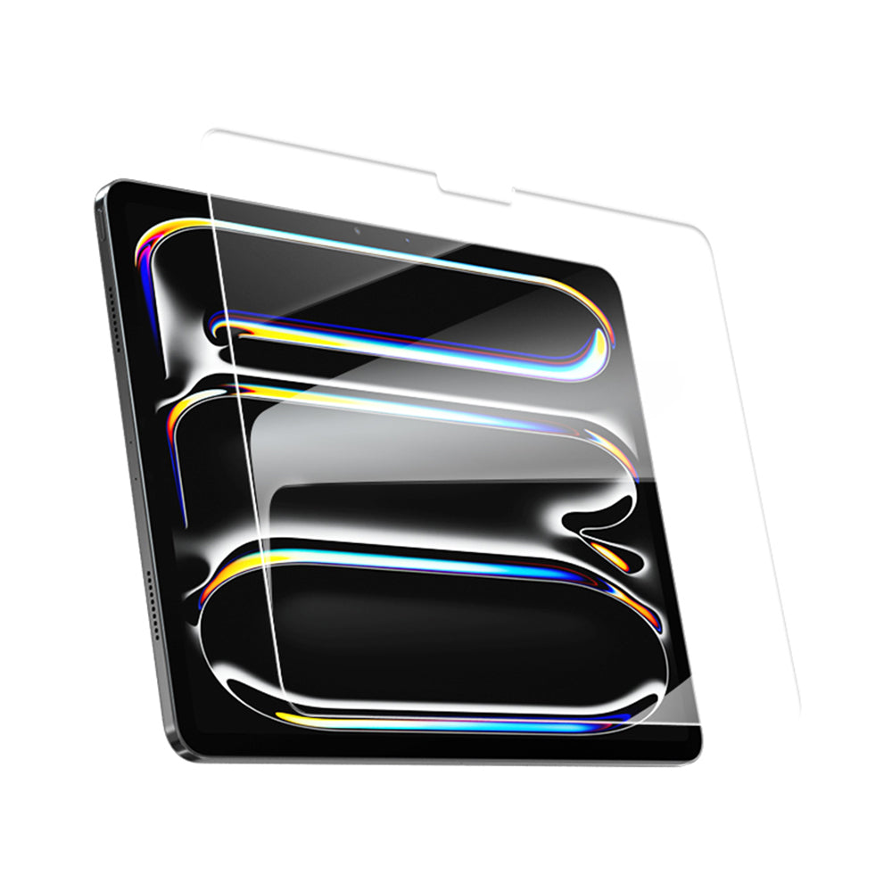 Film de protection d'écran Blueo Anti-Reflet HD Applicator Pro pour Apple iPad Pro 11 (2024), Verre Trempé, Collage Complet