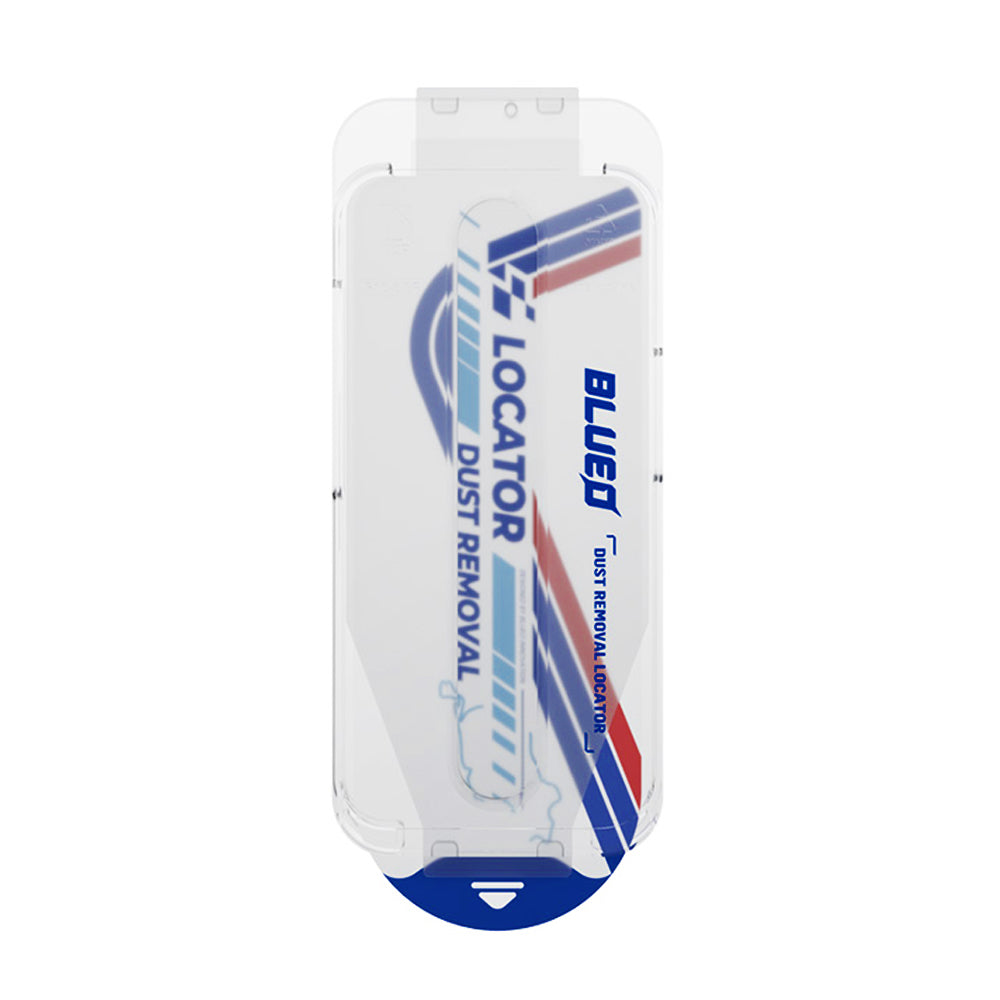 Film de protection d'écran Blueo Anti-Reflet HD Applicator Pro pour Apple iPhone 15 Pro, Verre Trempé, Collage Complet, Noir