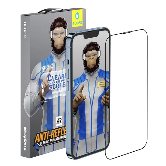 Film de protection écran Blueo Anti-Reflective HD pour Apple iPhone 17 Air, Verre Trempé, Full Glue, Noir