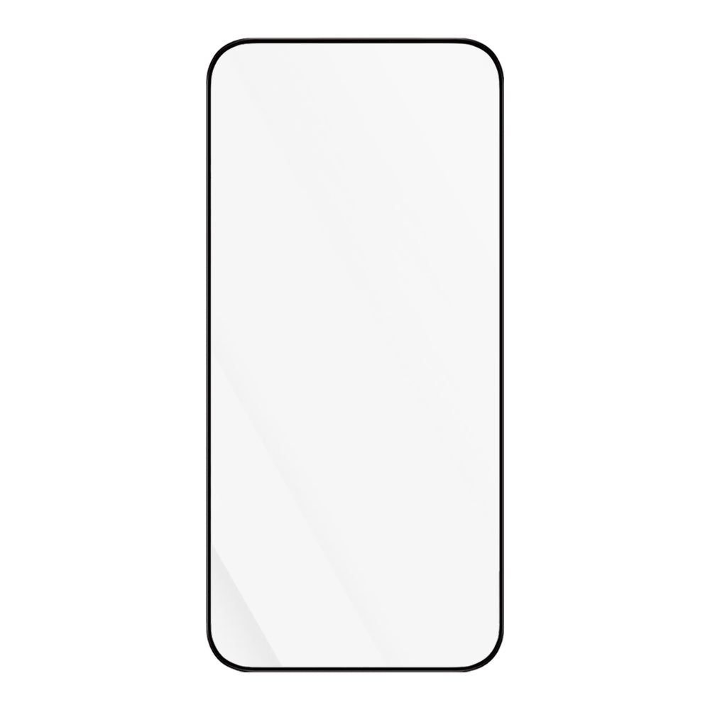 Blueo Anti-Static HD Displayschutzfolie für Apple iPhone 17e / 16e / 14 / 13 Pro, gehärtetes Glas, Vollkleber, Schwarz